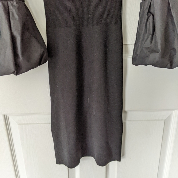 BCBG Puff Sleeve Body Con Dress - Picture 7 of 7